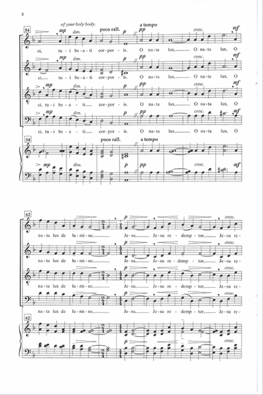 O nata lux O nata lux Divisi scores gallery preview page 7