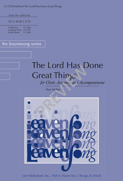 The Lord Has Done Great Things image number null