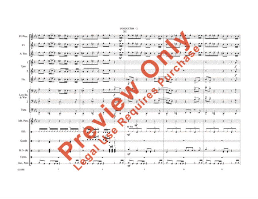 Love Rollercoaster Love Rollercoaster Marching Band scores gallery preview page 3