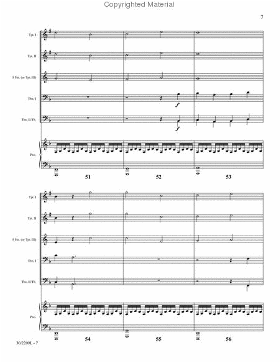 The Day of Resurrection Brass Ensemble scores gallery preview page 8