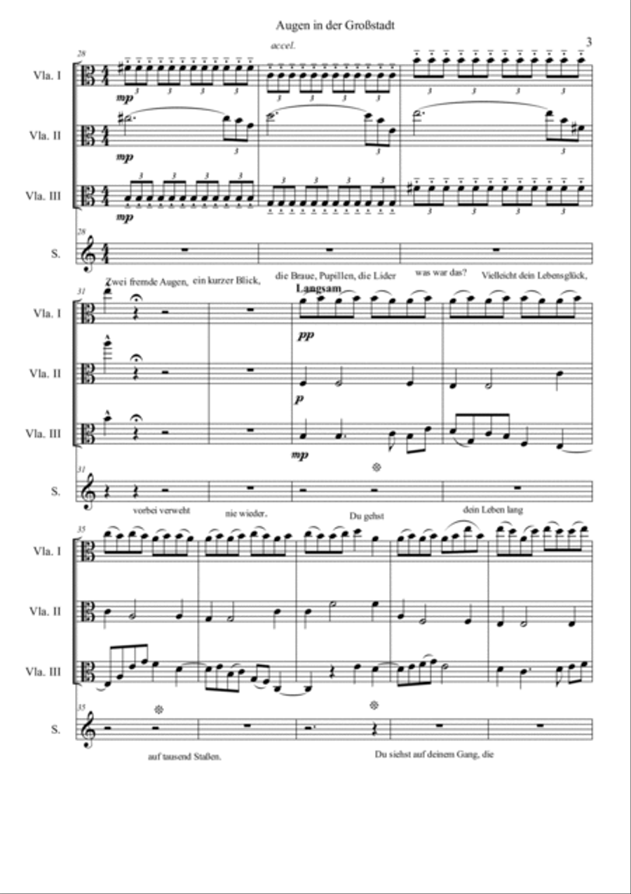 Augen in der Großstadt String Trio scores gallery preview page 6