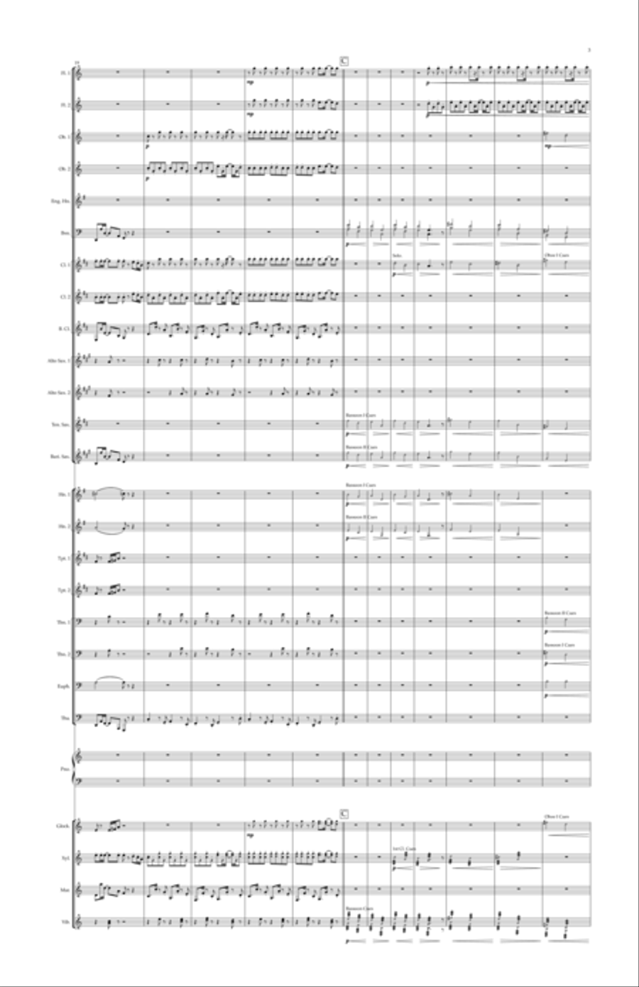 Summer Summer Concert Band scores gallery preview page 3