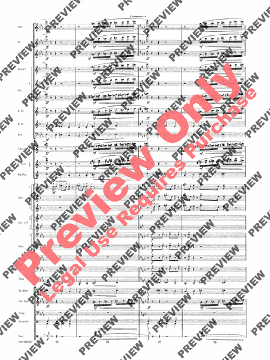 In the Miller Mood Concert Band scores gallery preview page 9