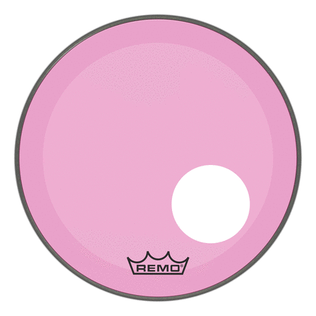 Powerstroke® P3 Colortone™ Pink Skyndeep® Drumhead with 5″ Offset Hole