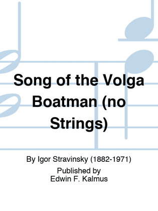 Book cover for Song of the Volga Boatman (no Strings)