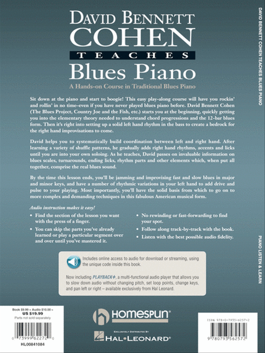 David Bennett Cohen Teaches Blues Piano Piano Method scores gallery preview page 6
