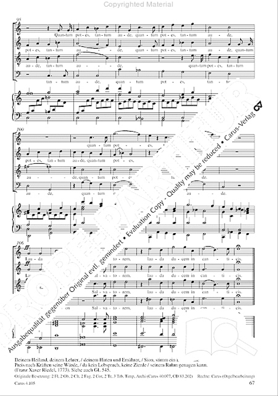 Choral collection Mendelssohn - editionchor Choir scores gallery preview page 68