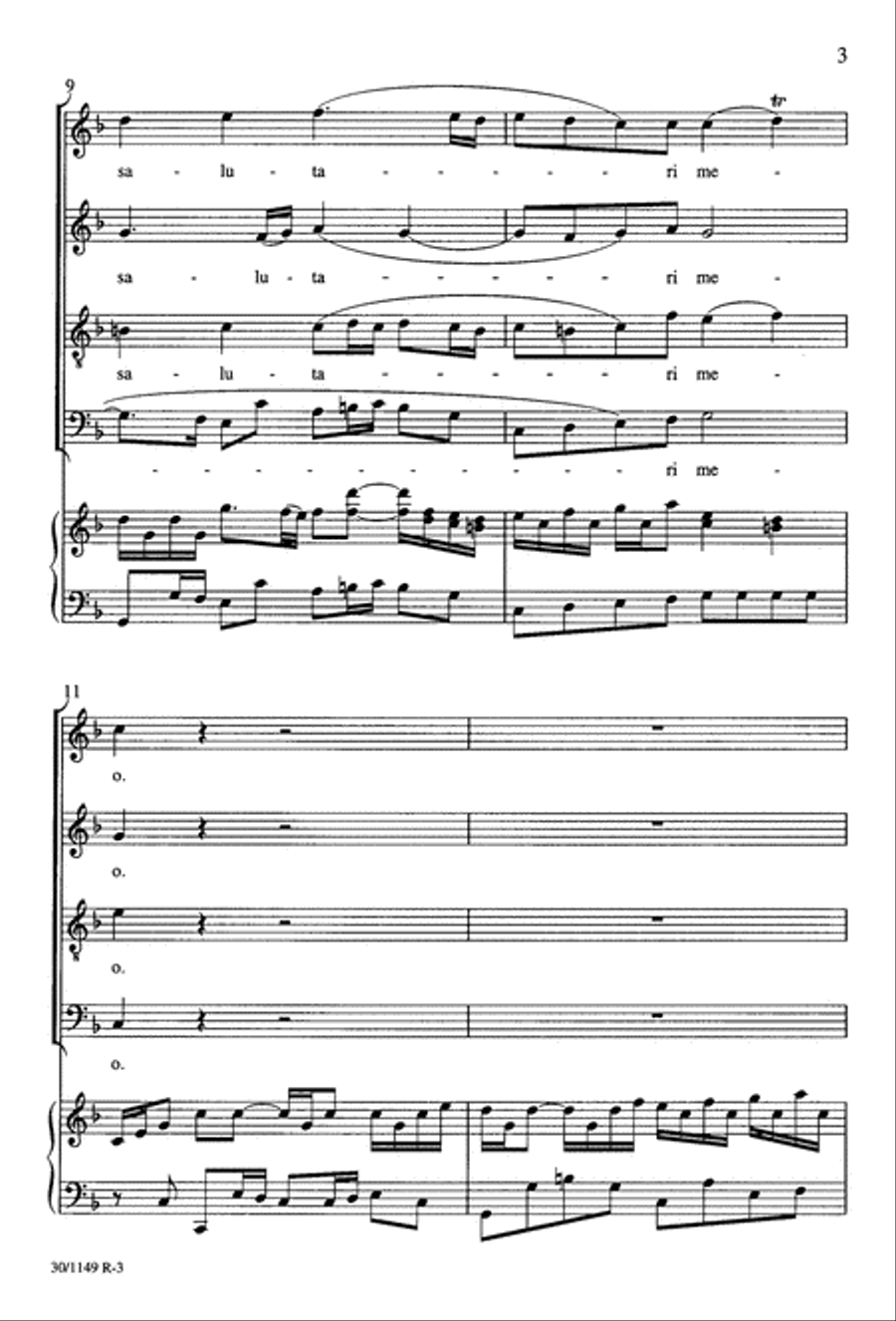 Magnificat in F - Choral Score 4-Part scores gallery preview page 13