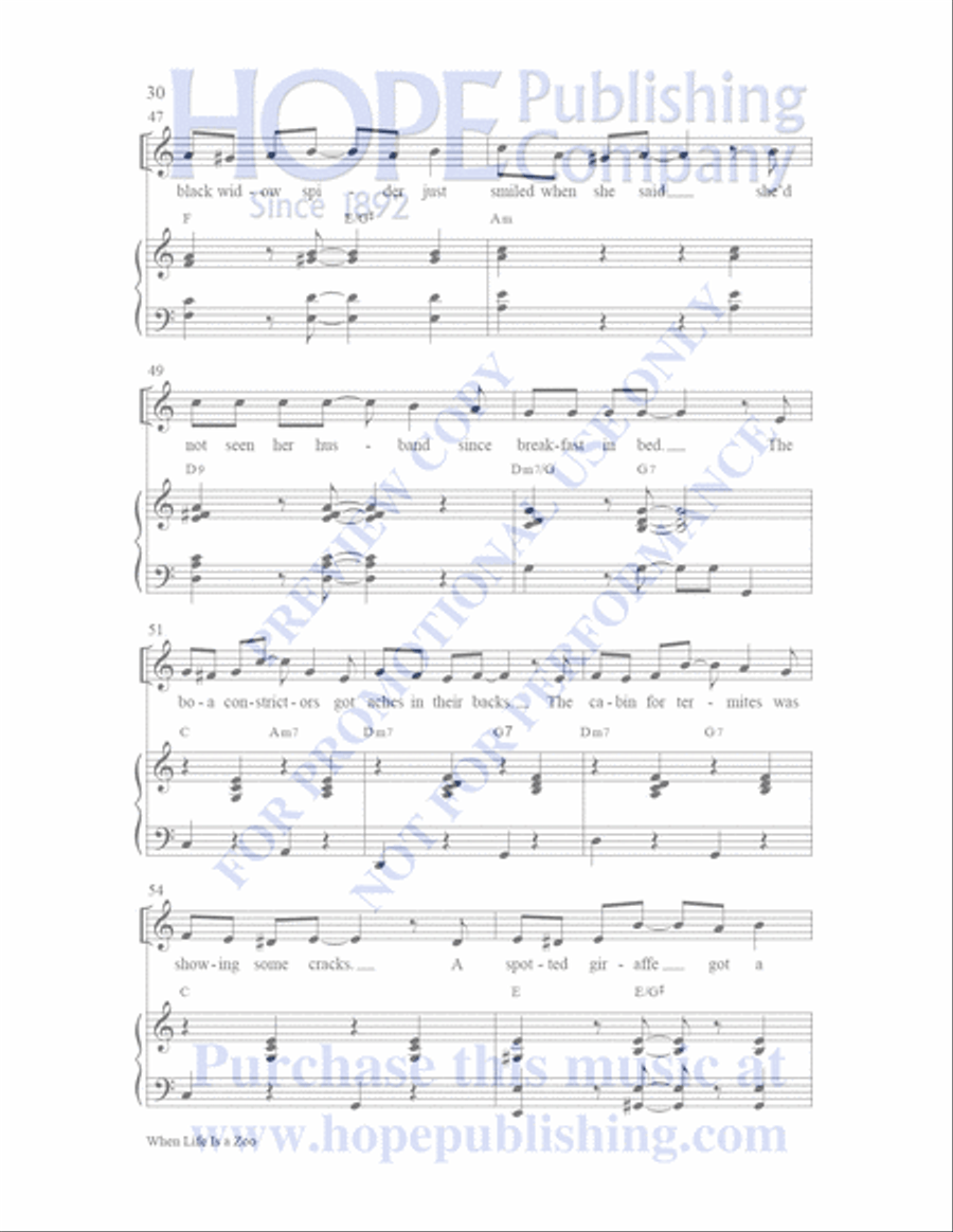 Sailor's Bible Children's Choir scores gallery preview page 31