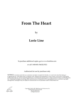 Book cover for From The Heart