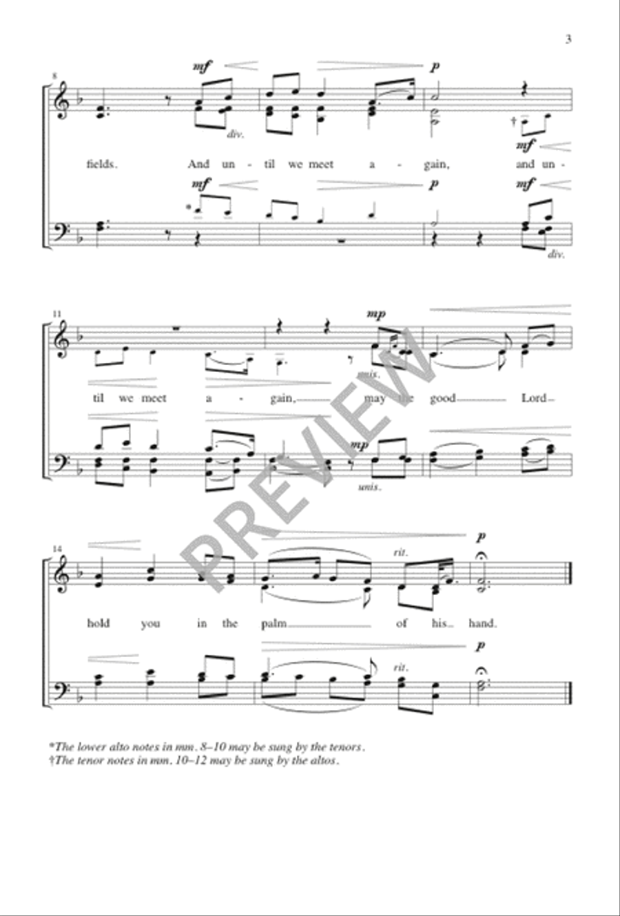 A Choral Irish Blessing A Choral Irish Blessing Divisi scores gallery preview page 4