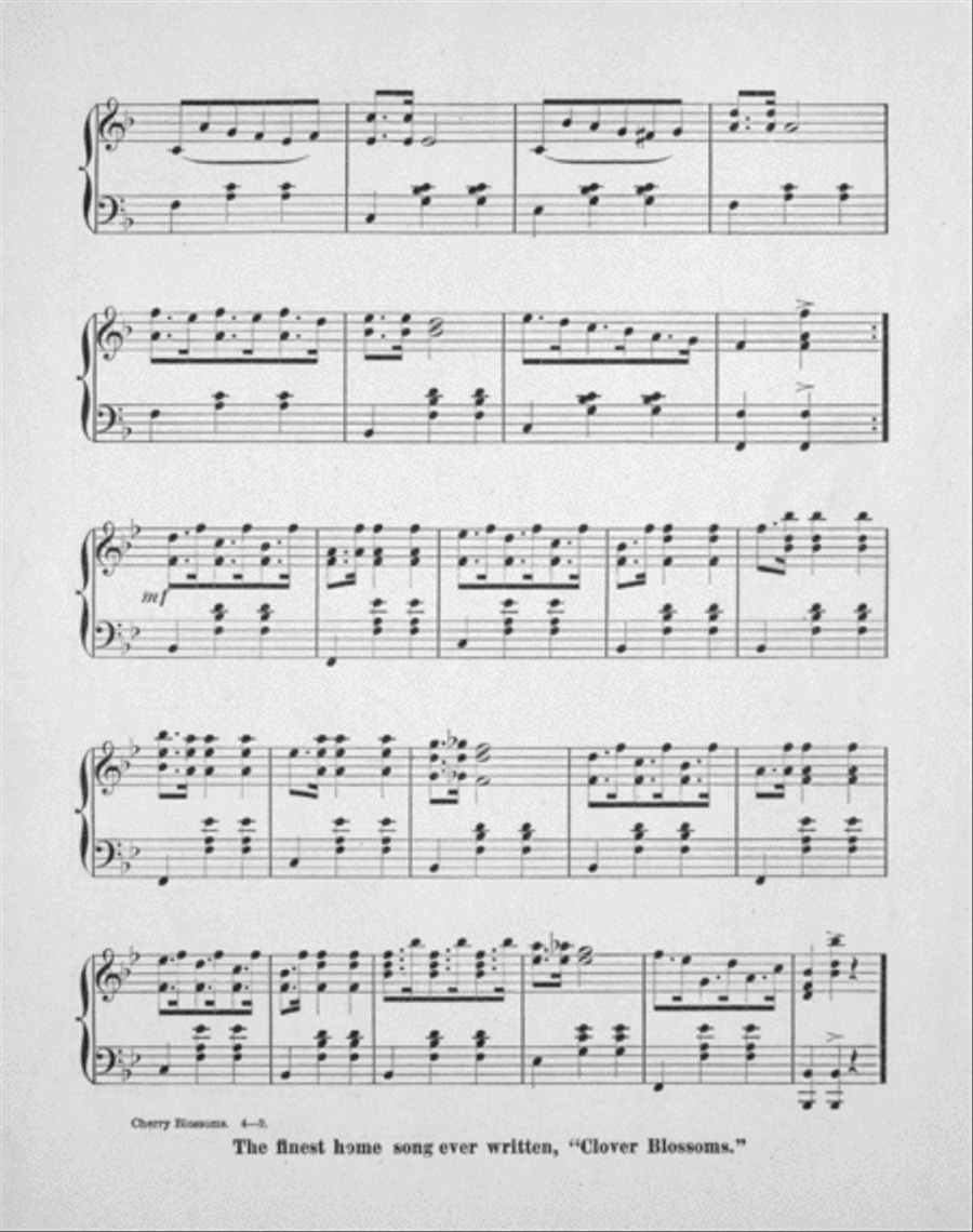Cherry Blossoms. Three-Step Caprice Piano Solo scores gallery preview page 3