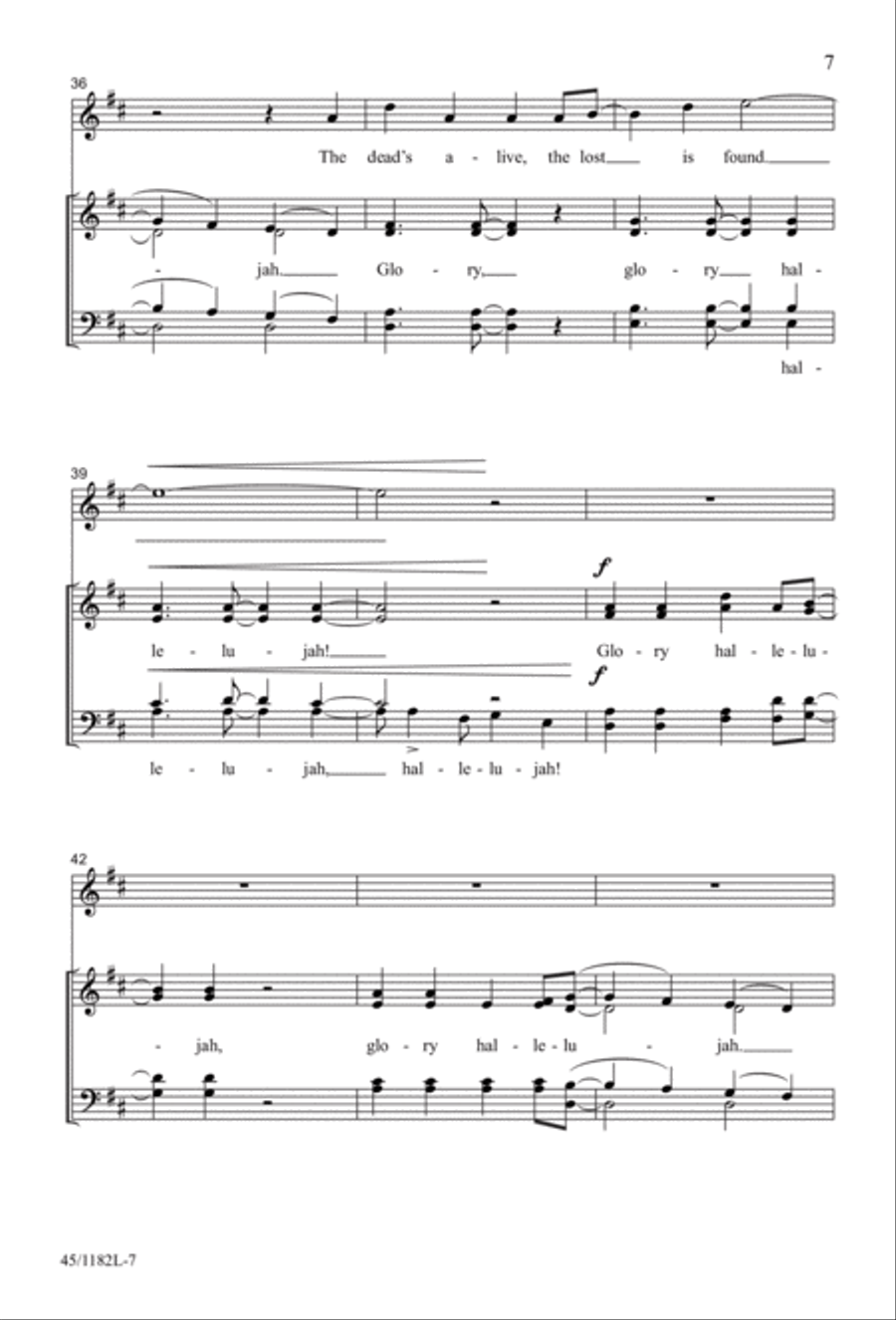 All Around A Cappella 4-Part scores gallery preview page 8