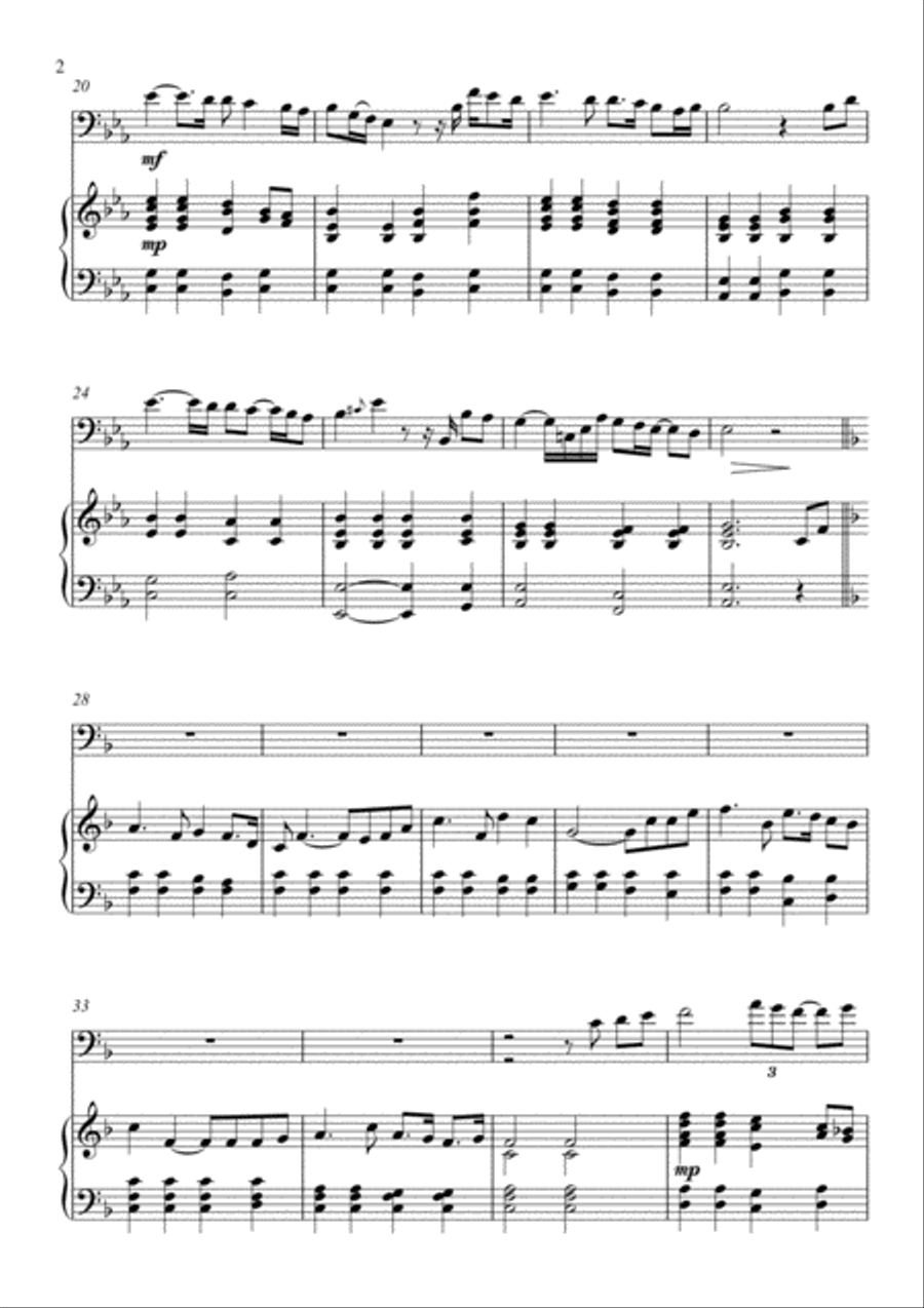 You Raise Me Up Piano scores gallery preview page 2