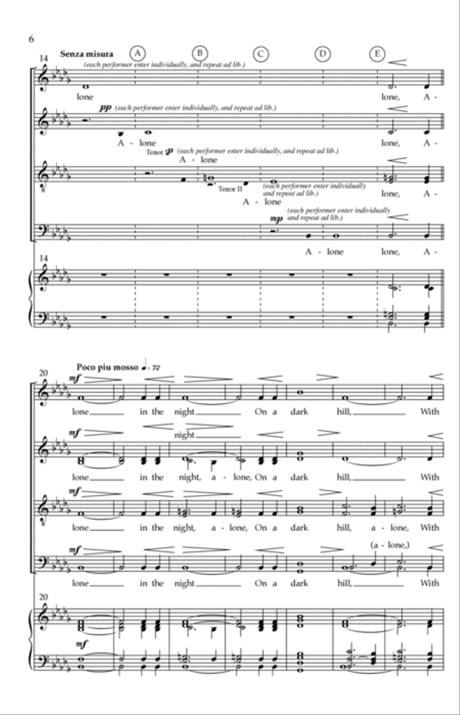 Three Nocturnes Three Nocturnes Divisi scores gallery preview page 2