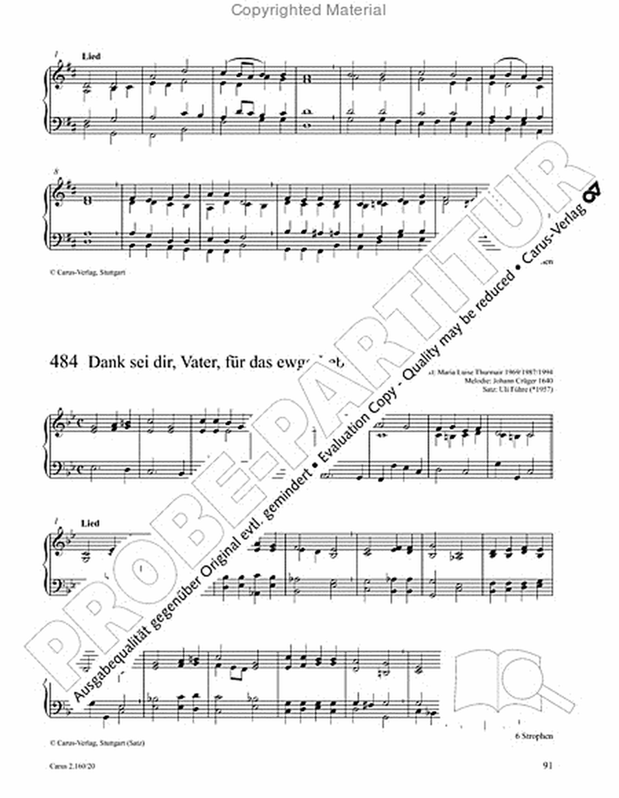 Chorbuch Gotteslob. Orgel-Begleitband