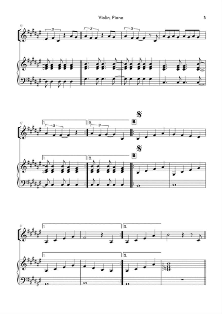305 Violin Solo scores gallery preview page 3