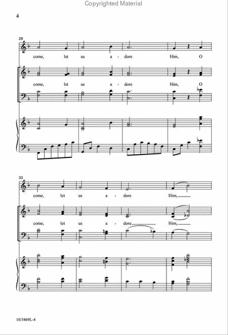 Moonlight on the Manger Moonlight on the Manger 4-Part scores gallery preview page 4