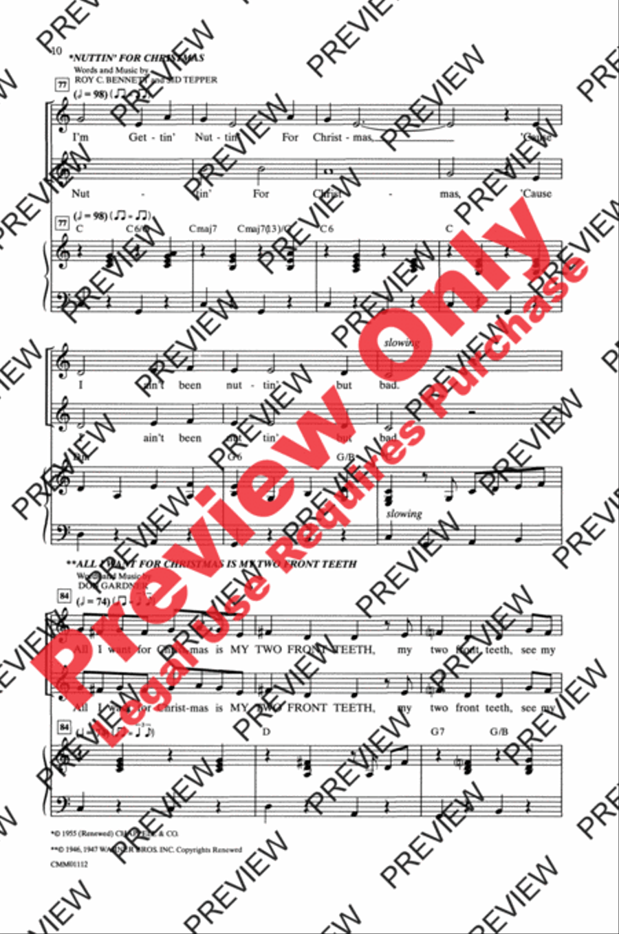 A Bit of Holiday Cheer A Bit of Holiday Cheer 2-Part scores gallery preview page 10
