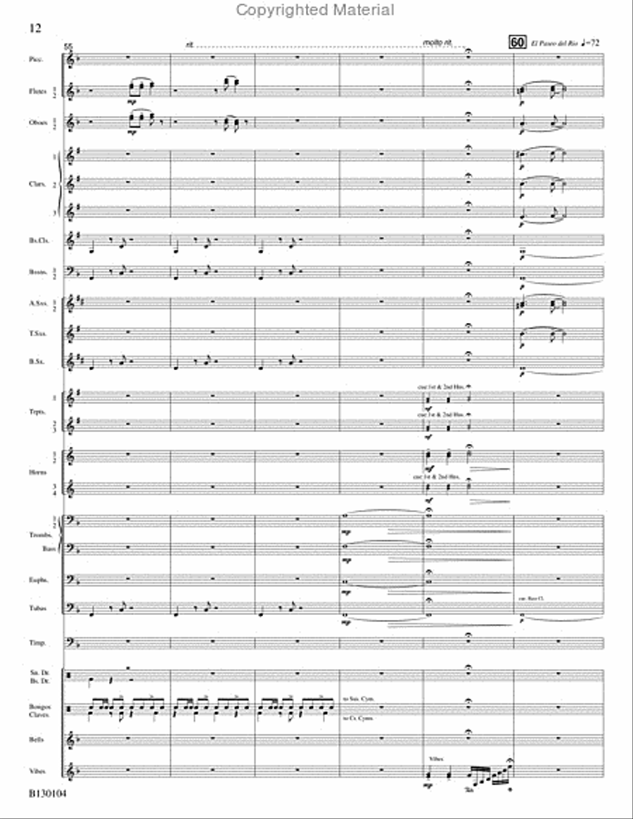 La Fiesta de San Antonio La Fiesta de San Antonio Concert Band scores gallery preview page 13