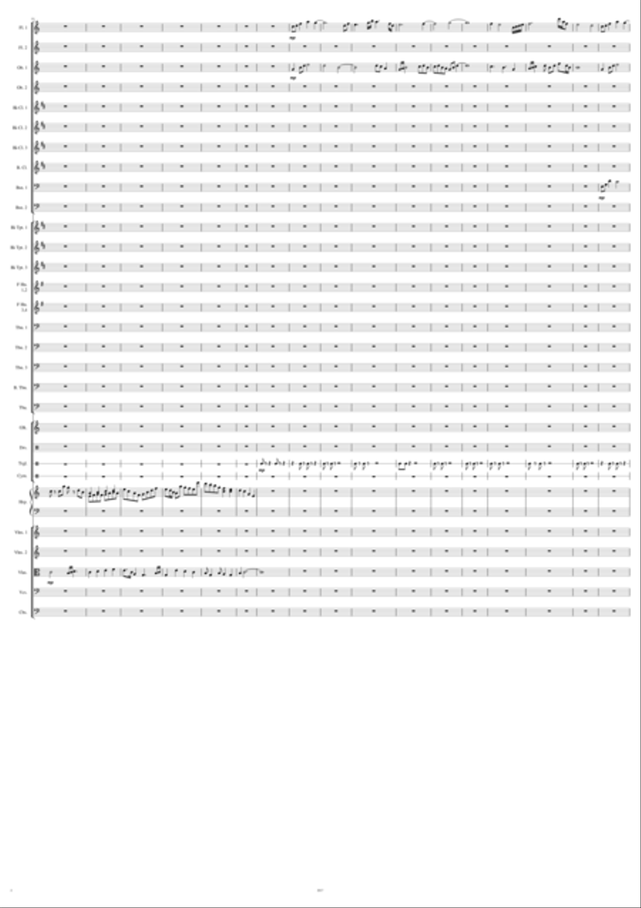 Portal to Caverns of Time Full Orchestra scores gallery preview page 4