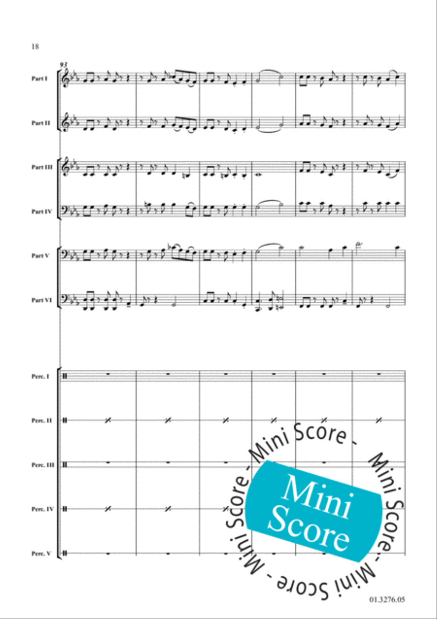 Festivo! Festivo! Concert Band scores gallery preview page 22