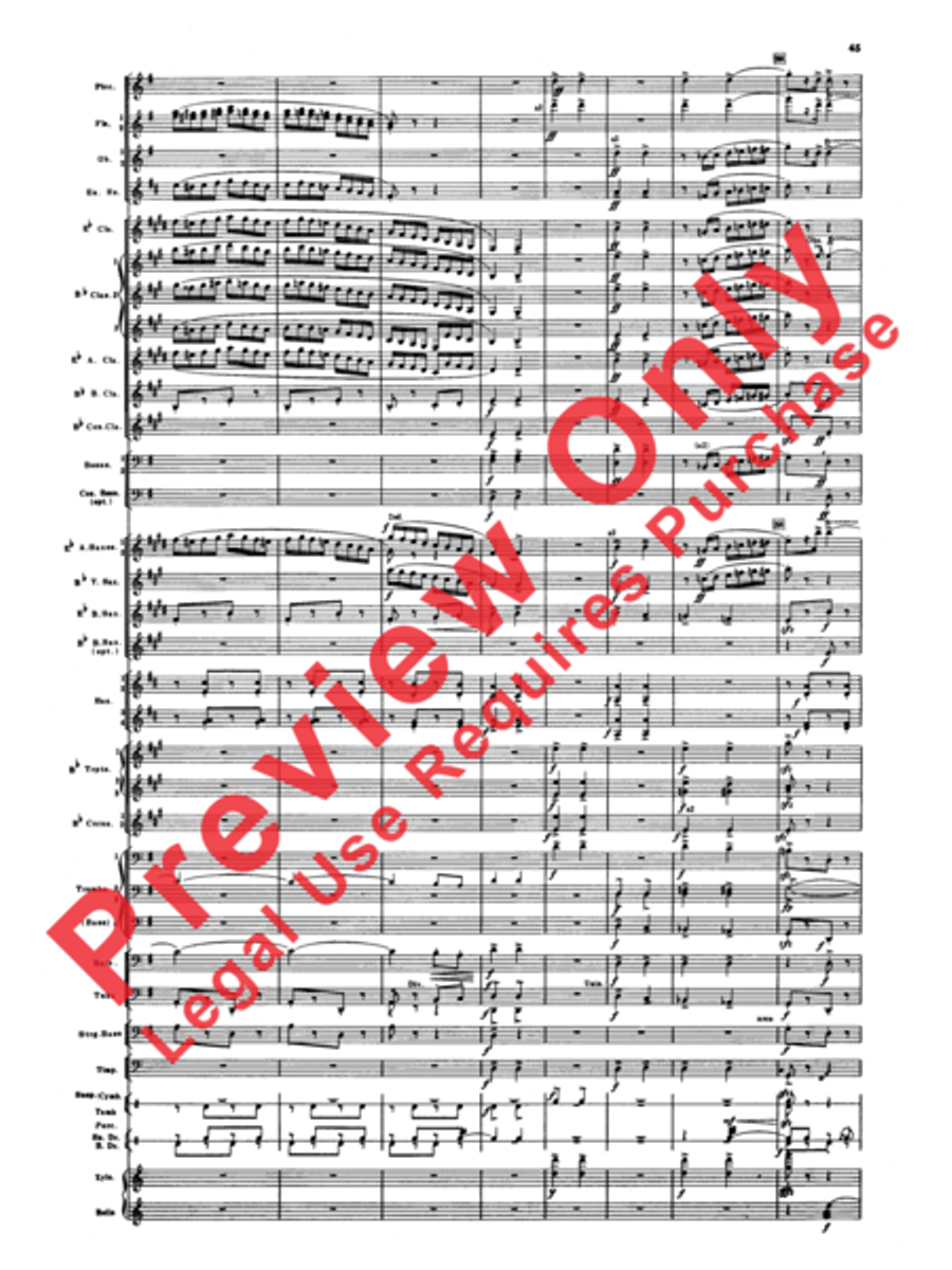 Armenian Dances, Part 1 Armenian Dances, Part 1 Concert Band scores gallery preview page 46