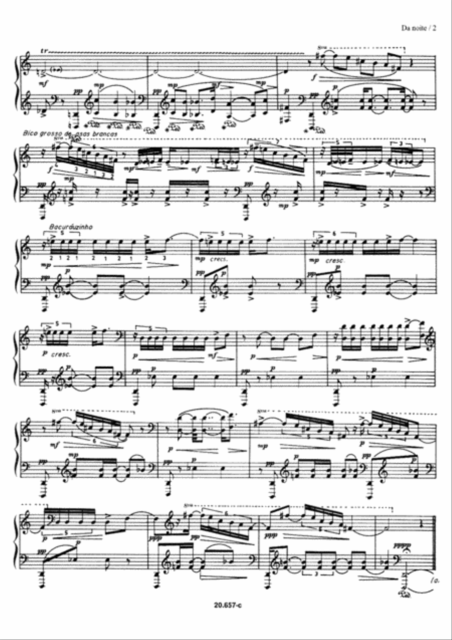 Ciclo da noite Piano Solo scores gallery preview page 4