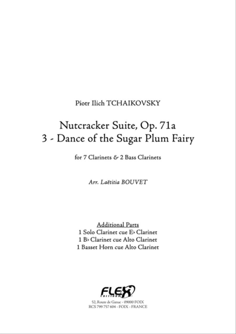 Nutcracker Suite - 3 Clarinet scores gallery preview page 1