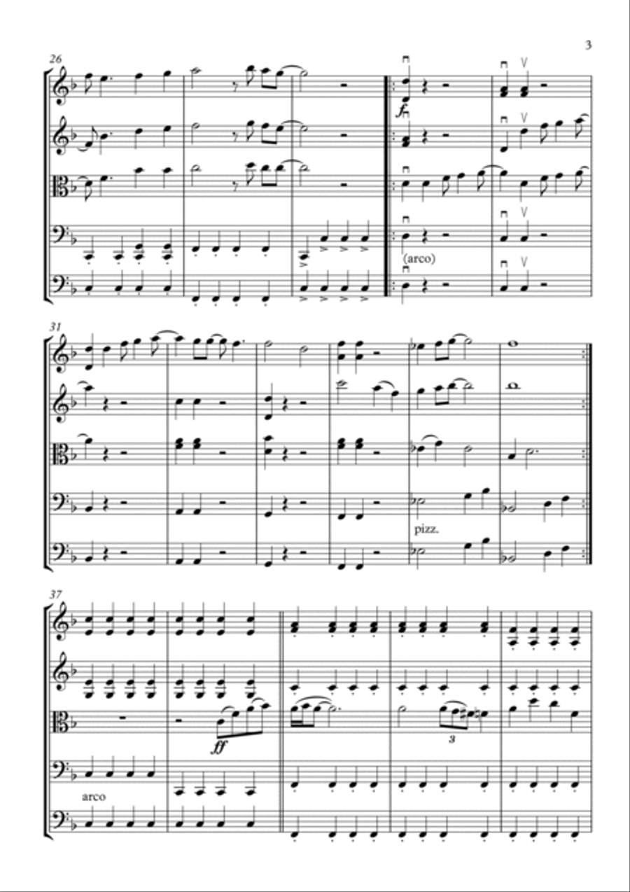 Mr. Blue Sky Mr. Blue Sky String Orchestra scores gallery preview page 3