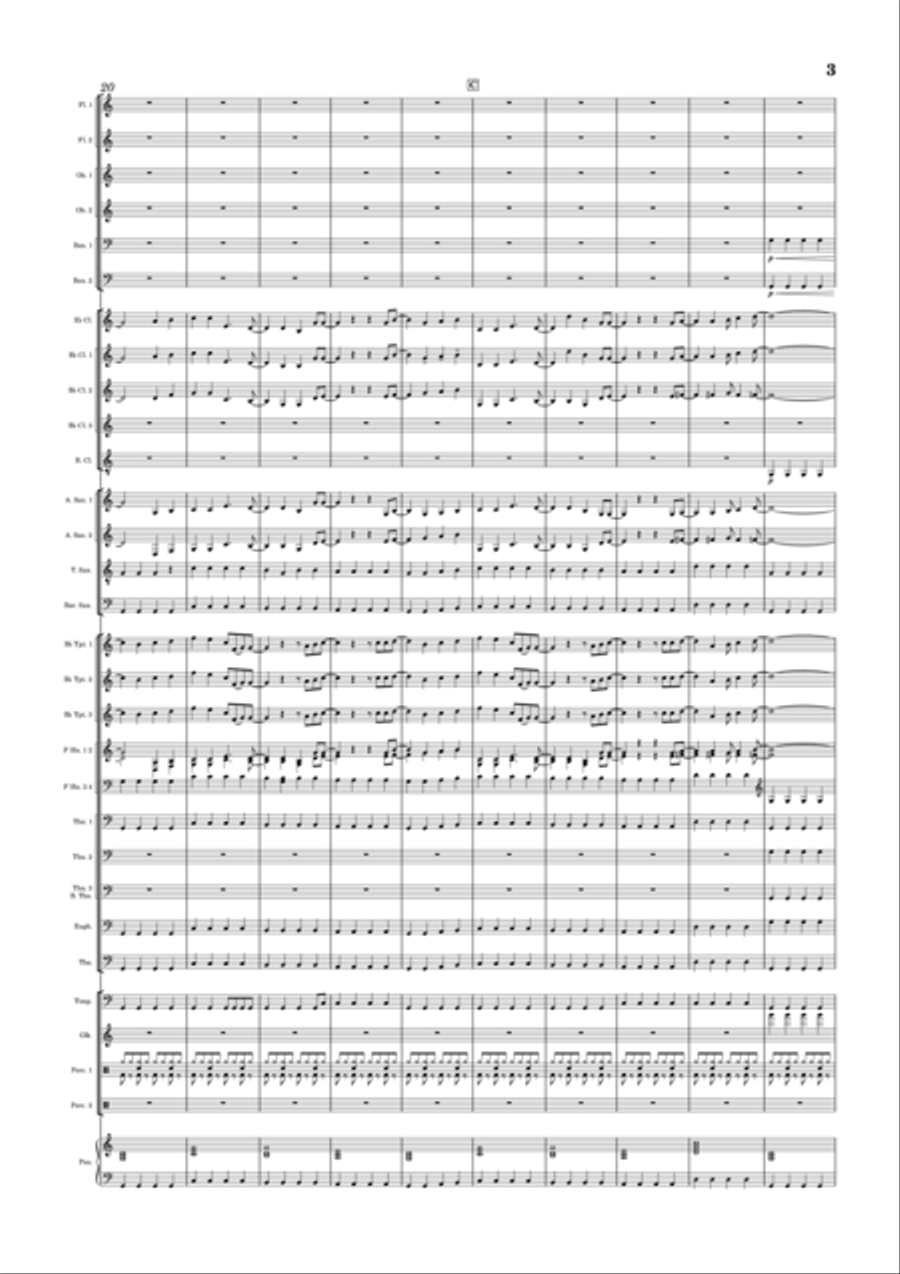 Angeleyes Concert Band scores gallery preview page 3