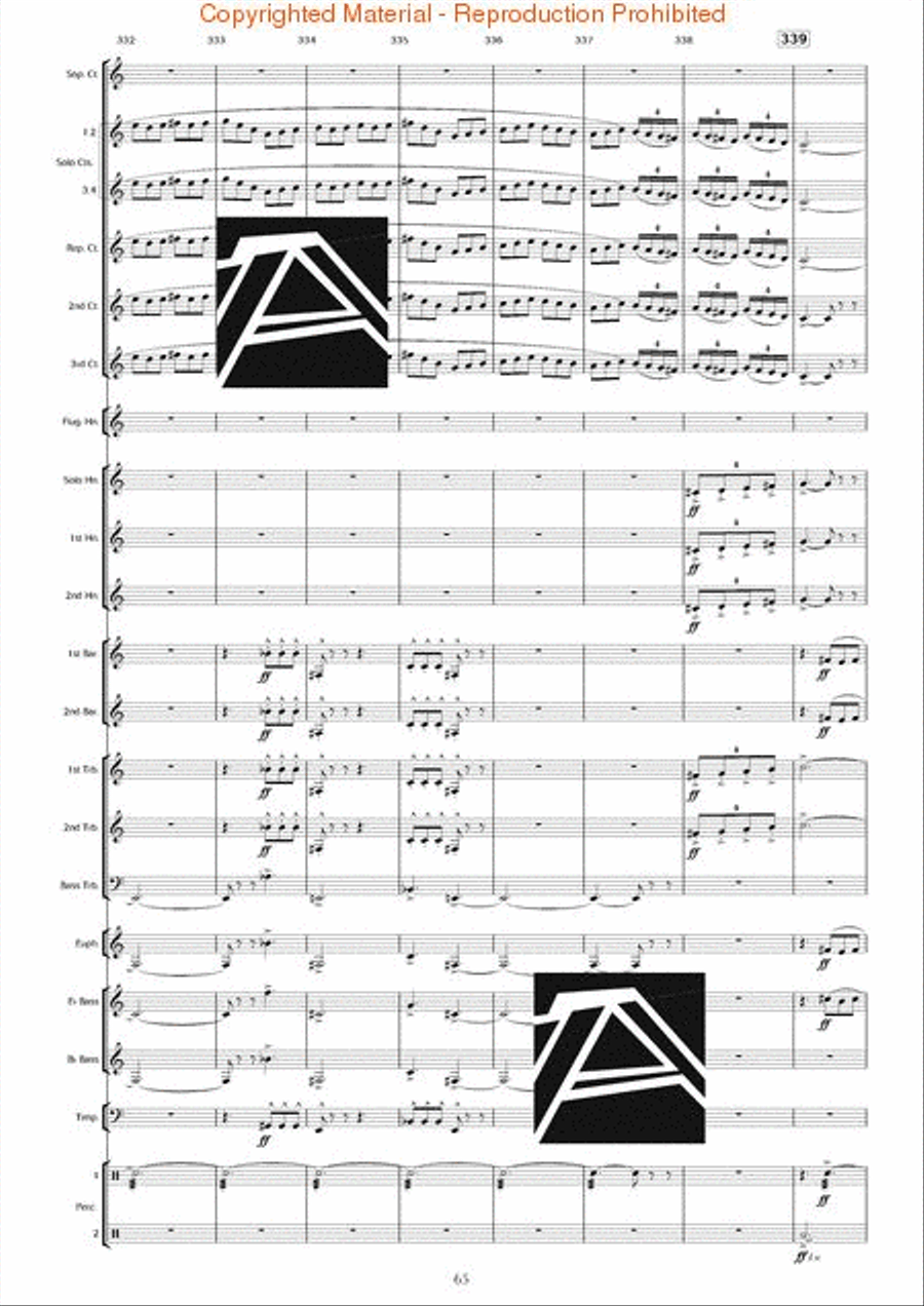 Surround Sound Brass Band scores gallery preview page 66
