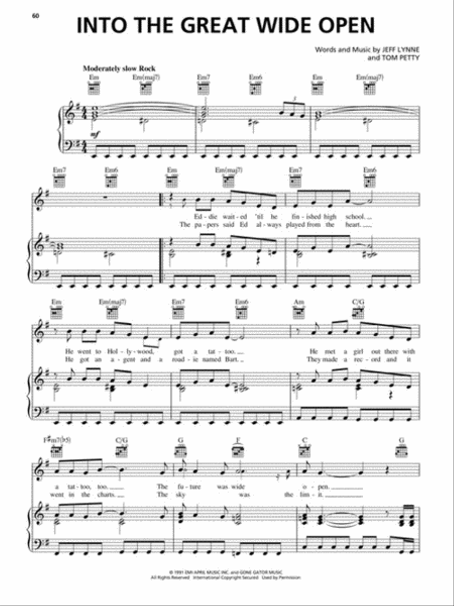 The Best of Tom Petty The Best of Tom Petty Piano, Vocal, Guitar scores gallery preview page 5