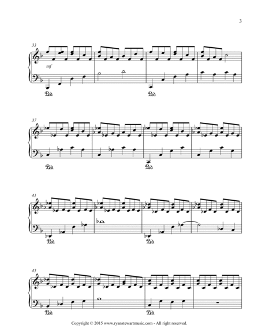 Our Story (Solo Piano) Piano Solo scores gallery preview page 3