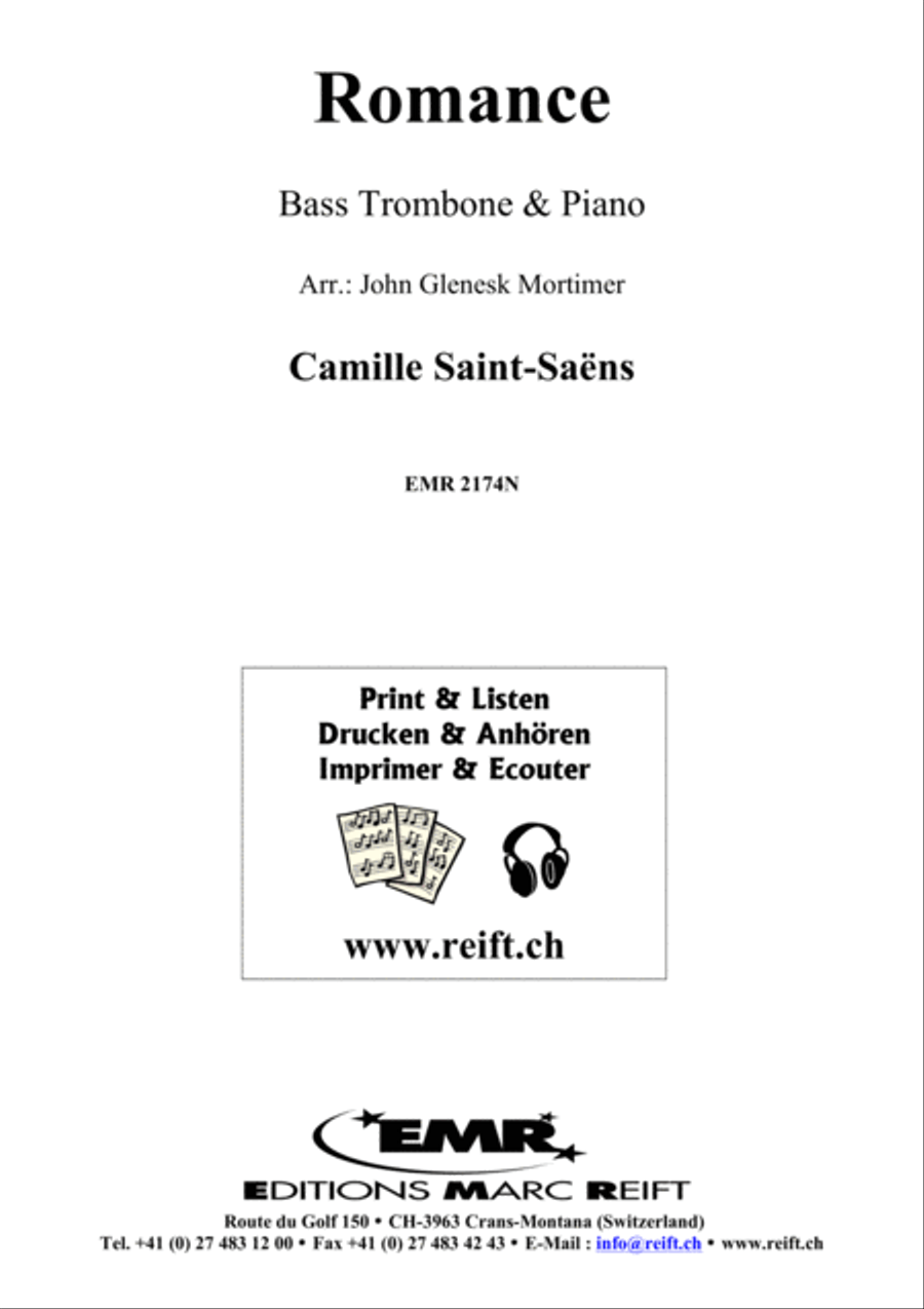 Romance Bass Trombone scores gallery preview page 2