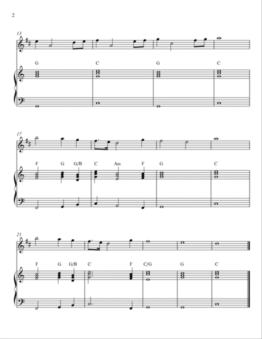 God Bless America ® Tenor Saxophone scores gallery preview page 2
