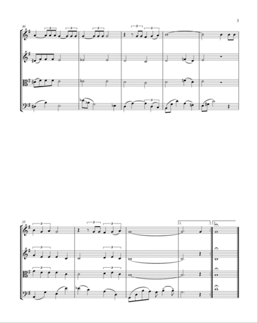 What A Wonderful World String Trio scores gallery preview page 6