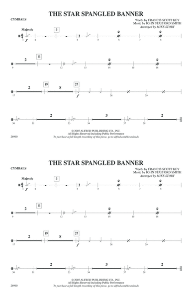 The Star-Spangled Banner: Cymbals