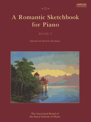 Book cover for A Romantic Sketchbook for Piano, Book V