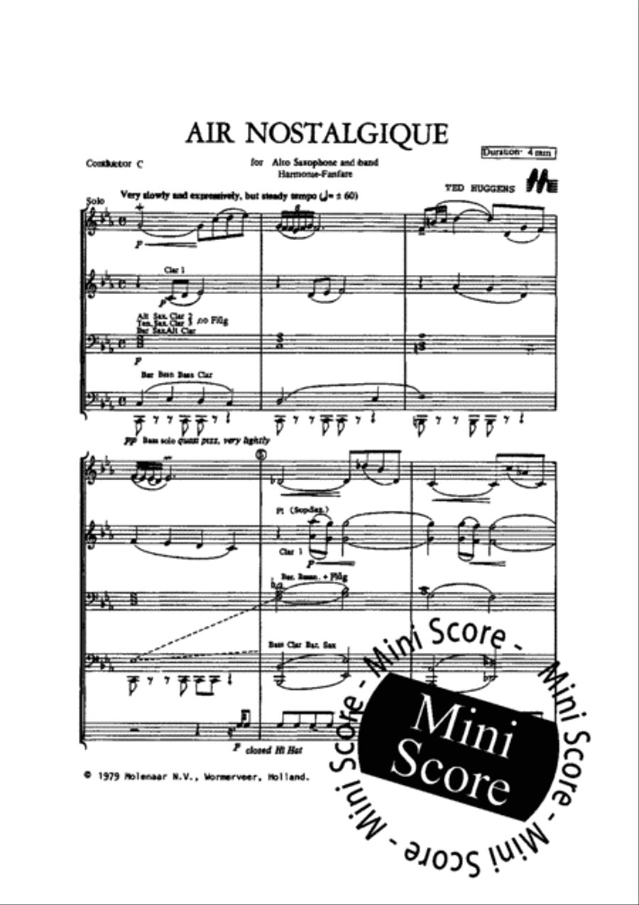 Air Nostalgique Fanfare Band scores gallery preview page 5