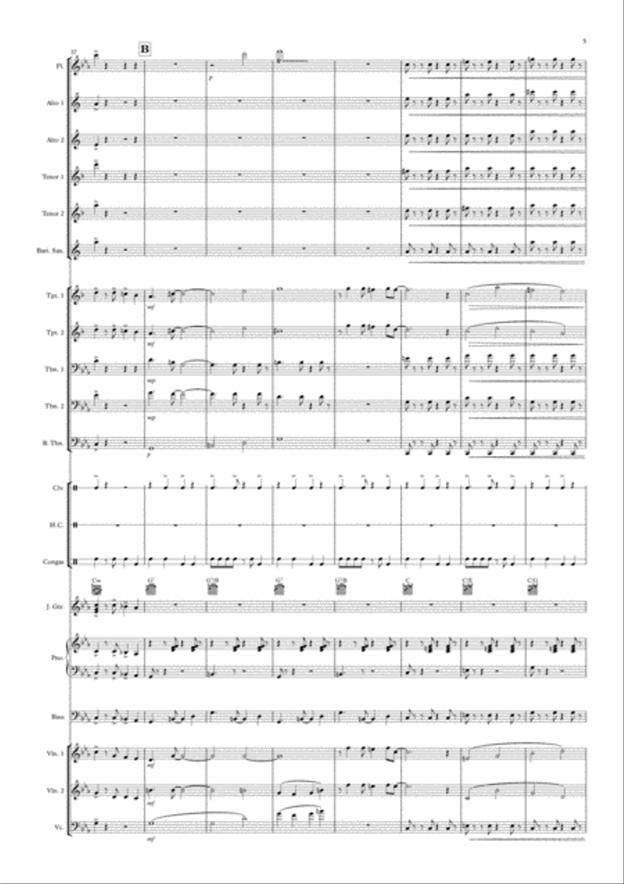 Sucre y Santander Concert Band scores gallery preview page 5
