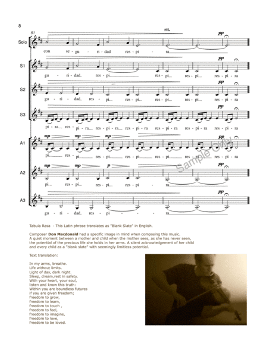 Tabula Rasa A Cappella scores gallery preview page 8