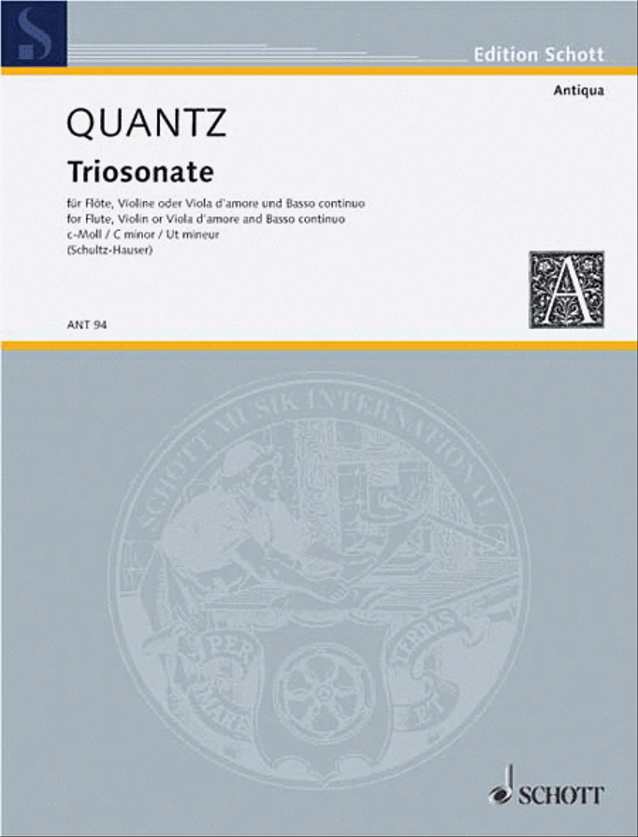 Trio Sonata C Minor Flute scores gallery preview page 1