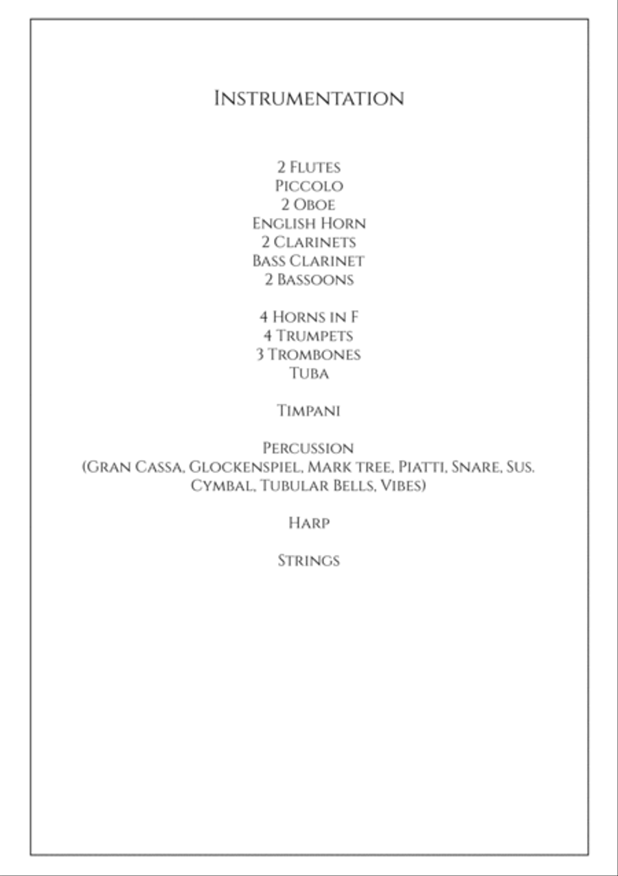 Fanfare and Theme Full Orchestra scores gallery preview page 3