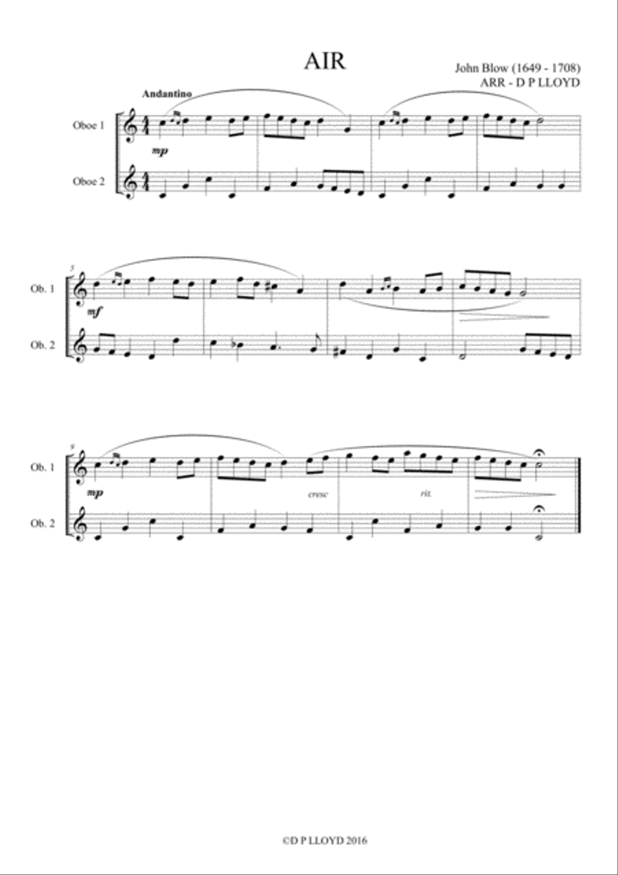 Oboe Duets - 10 Baroque duets for Oboe - Volume 1 Woodwind Duet scores gallery preview page 2