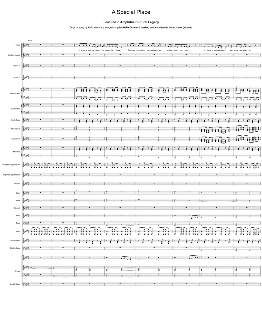A Special Place Choir scores gallery preview page 1