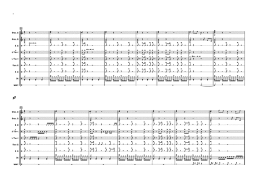 Beat The Boredom Beat The Boredom Percussion scores gallery preview page 4