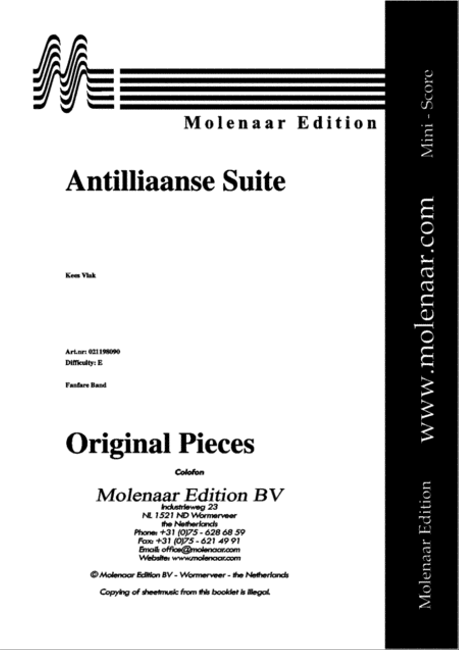 Antilliaanse Suite Fanfare Band scores gallery preview page 2