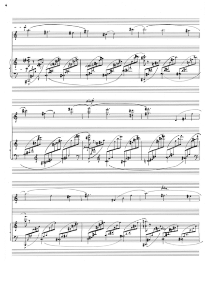 Isao Tsuruhara : ViolinSonata (1968) image number null