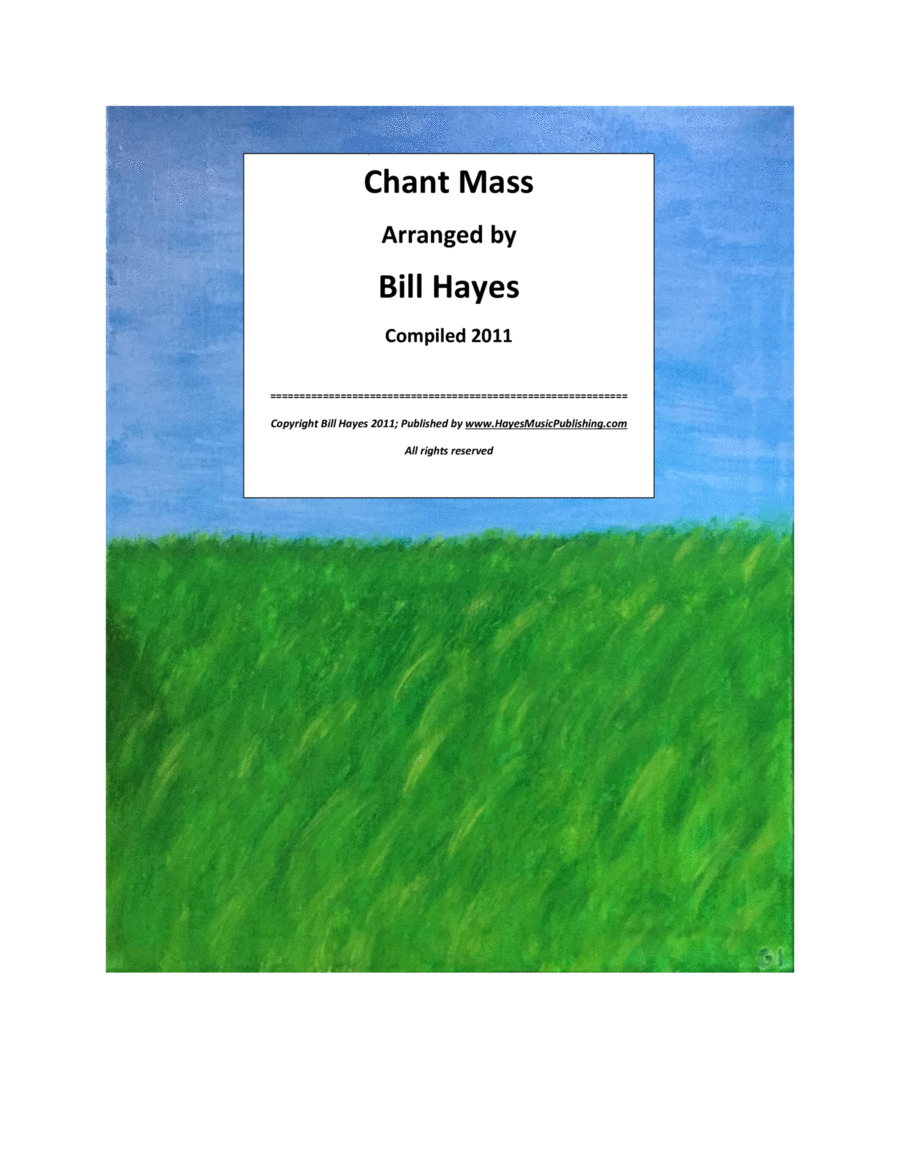 Chant Mass (Book) Voice scores gallery preview page 1